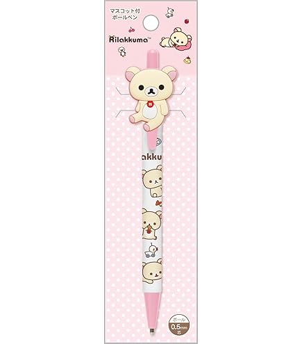 Amazon.co.jp: リラックマ[黒赤2色ボールペン]mimiペン
