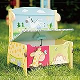 Fantasy Fields - Sunny Safari Animals Thematic Kids Storage Bench | Imagination Inspiring Hand Craft