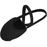 EASTBUDDY Dance Shoes Half Sole Ballet Canvas Pirouette Shoes for Women/Men and Girls/Boys