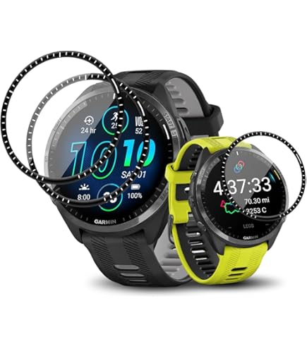 Amazon | 【3枚セット】用 Garmin Forerunner 965 フィルム ガラス