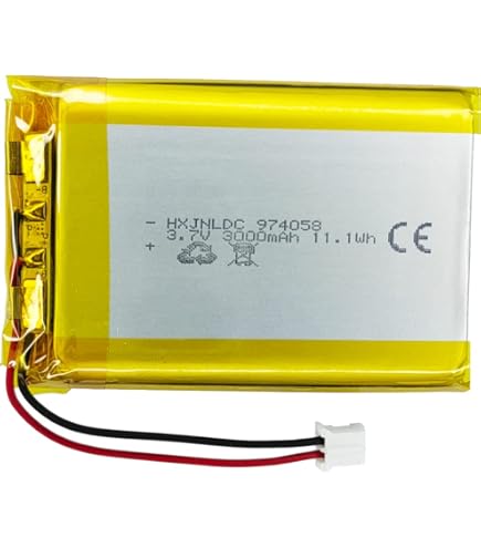 Amazon | リチウムイオンバッテリー 3.7v 3000mah 充電式 Li-Po