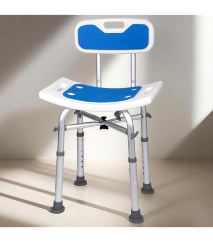 Amazon.co.jp: アズワン ナビス シャワーいす(マット付き角型)背付