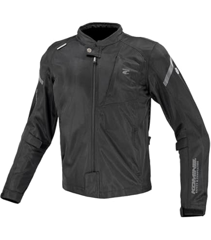 【新品・未使用】MOTOFANGO バイクジャケット ブラック メッシュ 男性用 Amazon | コミネ(KOMINE) バイク用 ジャケット ハーフメッシュ