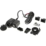【ノーブランド品】オートバイ用 DC 12V 防水 シガーライター ソケット プラグ USBポート 電源ポート iPhone 充電