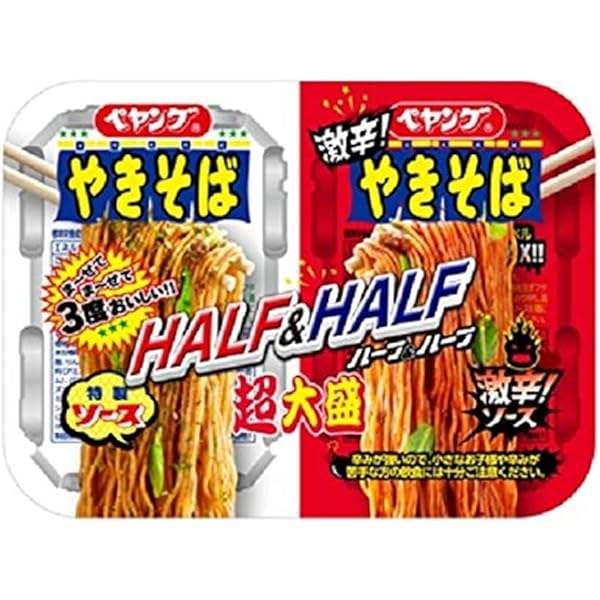 Amazon.co.jp: Peyang Super Super Omori Yakisoba GIGAMAX Half