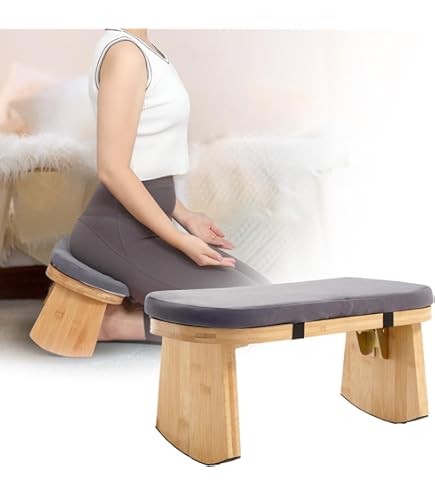 庭用折りたたみ瞑想ベンチ 姿勢矯正に適した小型木製ヨガスツール ポータブル人間工学デザイン収納布袋付き (41*21*21cm小型ウォールナット色) Amazon.co.jp: 庭用折りたたみ瞑想ベンチ 姿勢矯正に適した小型木製