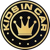 KIDS IN CARマグネット（ゴールド）
