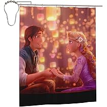 Amazon｜ディズニープリンセス シャワーカーテン 防水 防カビ