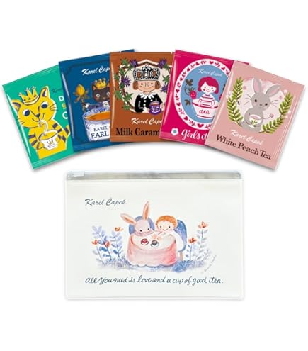 カレルチャペック バジーちゃん　ティーセット　額付き Amazon.co.jp: カレルチャペック紅茶店 バジーちゃんセット