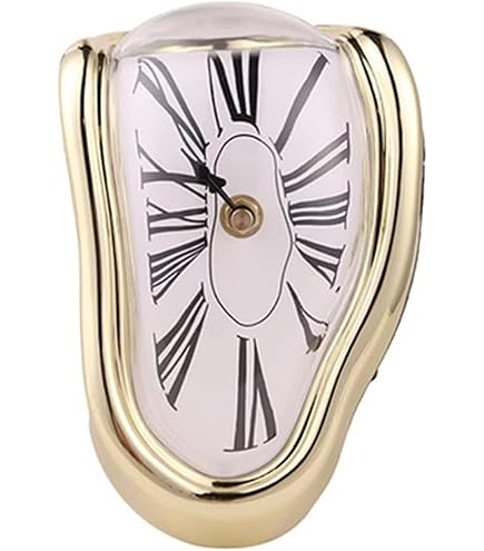 Amazon.co.jp: Leverde ダリ の 柔らかい 時計 インテリア 置き時計 90