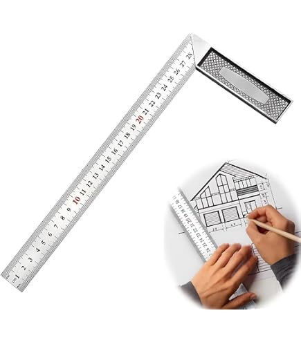 Amazon.co.jp: EsiFare 定規 ステンレス 3個セット 30CM/12inch 20CM