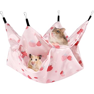 8枚セット　小動物用ハンモック☆ブルー☆ハムスター☆フェレット等のケージに 8枚セット 小動物用ハンモック☆ブルー☆ハムスター☆フェレット