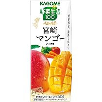 Amazon.co.jp: カゴメ 野菜生活100 本日の逸品 宮崎マンゴーミックス