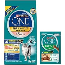 Amazon | ピュリナワン キャットフード ドライ健康マルチケア 15歳以上
