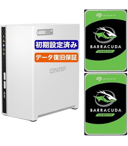 Amazon.co.jp: Synology NAS 2ベイ DiskStation DS223j & Synology HDD