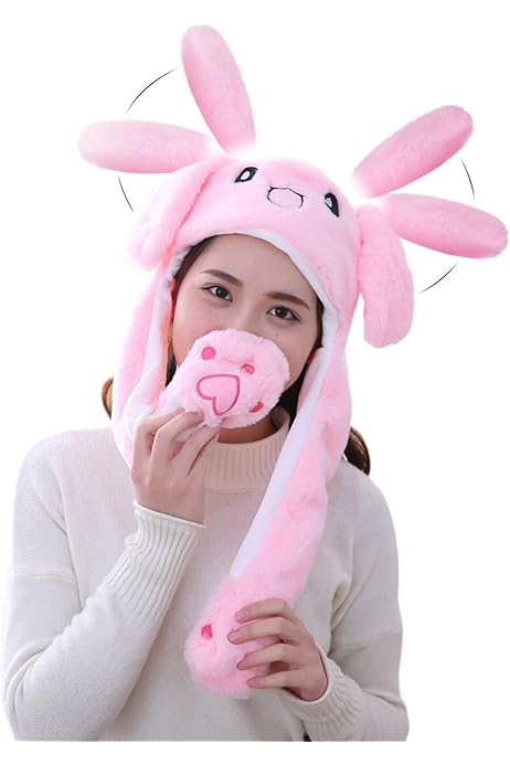 Moving Ears Cute Rabbit Hat Ear Moving 