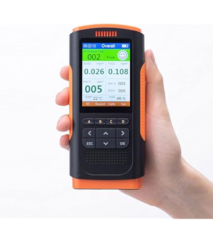 Amazon.co.jp: SYUGJDZ 空気測定器 マルチテスター ホルムアルデヒド