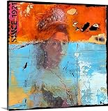 Erin Ashleyプレミアムシックラップキャンバス壁アート印刷題名ロイヤルGirl 16" x 16" 2474967_24_16x16_none