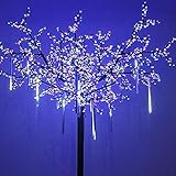 OMGAI LED Meteor Shower Rain Lights,Drop/Icicle Snow Falling Raindrop 30cm 8 Tubes Waterproof Cascad