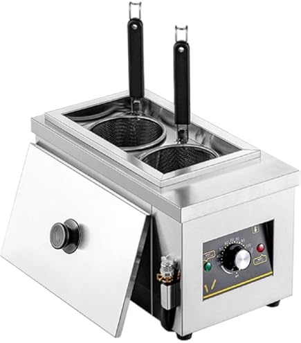 Amazon | YOROXRG ゆで麺器 麺茹で器 ゆでめんき 卓上電熱ゆで麺