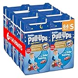 Huggies Pull-Ups Boys Night Time Pants Convenience Pack, Small - 6 Packs (14 Pants Per Pack, 84 Pant