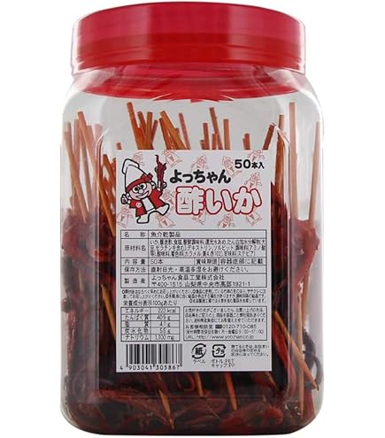 Amazon | よっちゃん おしゃぶりスティック 50g | よっちゃん食品工業