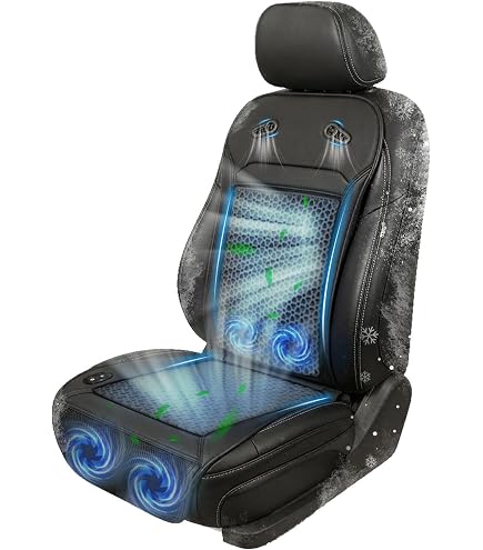 Amazon | クールシート 車 シートクーラー【2026新昇級 48個送風穴+2枚