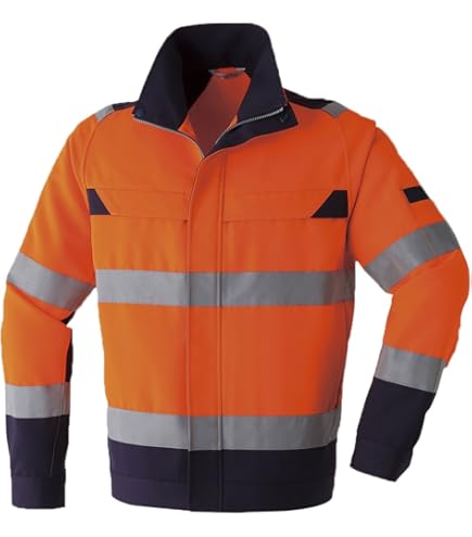 Amazon.co.jp: ASAHICHO 高視認性半袖ポロシャツ 春夏用 E784 14