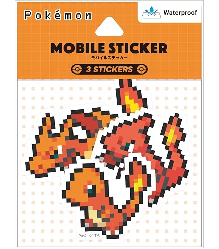Amazon | グルマンディーズ ポケットモンスター モバイルステッカー