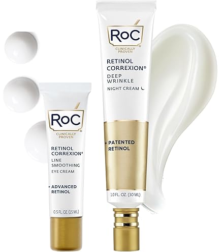 Amazon | RoC NEW増量サイズ！(+3ml) 昼＋夜用2本セット レチノール