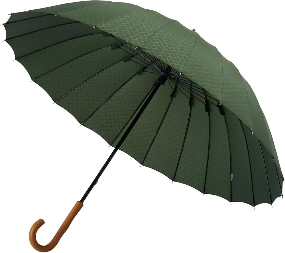 マブ(mabu) 日傘 傘 日傘兼用雨傘 レディース メンズ ユニセックス 60cm 24本骨 「 江戸 」 草 SMV