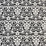 SheetWorld Round Crib Sheets - White Damask - Made In USA by sheetworld