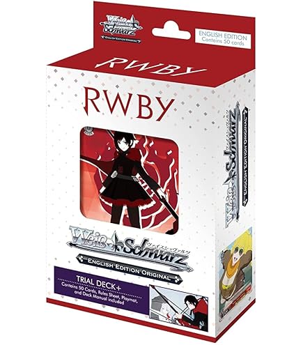 Amazon.co.jp: Weiss Schwarz 英語 RWBY ブースターボックス - 各8枚の