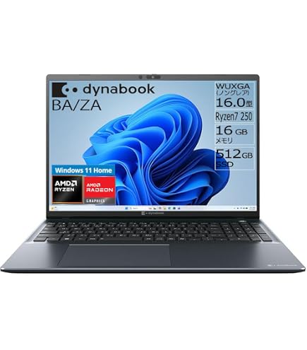 Amazon.co.jp: dynabook ノートパソコン AZ/LA 【大画面16型 DVD