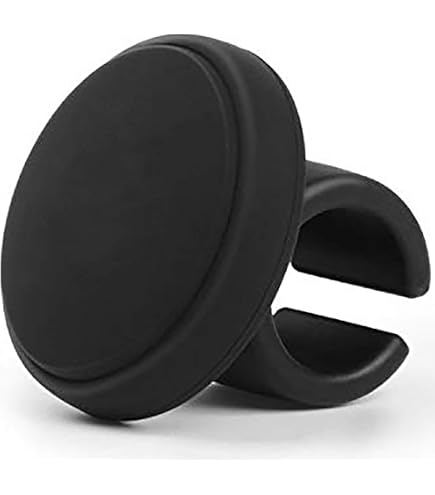 Walbest Steering Wheel Knob Steering Wheel Spinner, Metal Bearing Steering Knob with Skin-Touch Silicone, 360 Rotating, Booster Knob for One-Handed Driving, Makes Backing Up and S-Turns Easier Walbest Steering Wheel Knob Steering Wheel Spinner, Metal Bearing Steering Knob with Skin-Touch Silicone, 360 Rotating, Booster Knob for One-Handed Driving, Makes Backing Up and S-Turns Easier