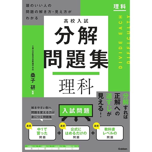 高校入試 分解問題集 理科: 頭のいい人の問題の解き方・見え方がわかる