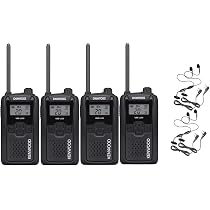 Amazon | 4台セット (本体4台とイヤホンマイク4個)ケンウッド インカム