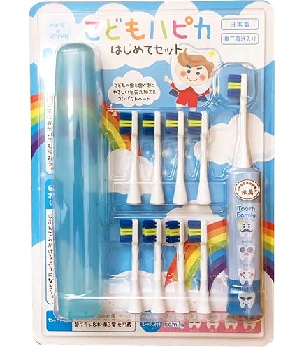 Amazon | RR こどもハピカ はじめてセット 子供用電動歯ブラシ (すみっ