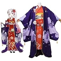 Amazon.co.jp: GGcosplay VTuber 百鬼あやめ 正月衣装 着物 和服 浴衣 