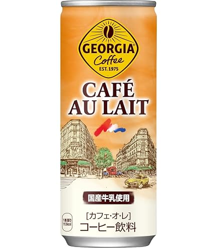 Amazon.co.jp: コカコーラ ジョージア アイスカフェオレ 243g缶×30本入