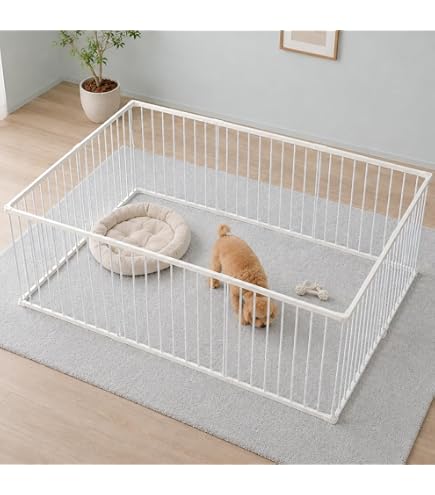 Amazon.co.jp: ペットサークル 犬サークルケージ フェンス 14面専用