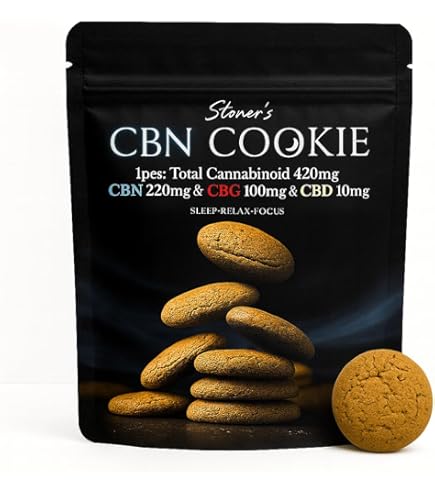 Amazon.co.jp: CBN クッキー チョコレート味 CBN 220mg 配合 5枚入り