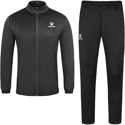 Amazon | [ケルメ] ジャージ上下セット KCF293 ブラック M | ジャージ