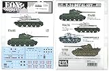 barchetta 1/48 T-34 Decal Set(T社1/48パンサーFD型対応)【FOX MODELS D048010】
