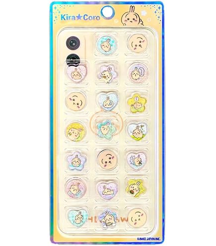 Amazon.co.jp: KIRACOROちいかわ KIRACOROおはじき シール（ちいかわ
