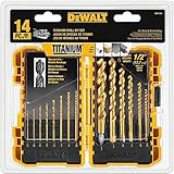 DEWALT DW1354 14-Piece Titanium Drill Bit Set [並行輸入品]