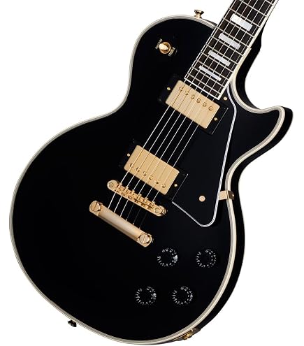 Amazon | Epiphone/Inspired by Gibson Les Paul Custom P-90 Ebony