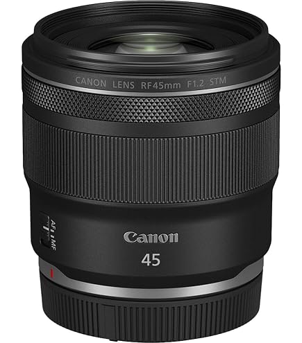 Amazon.co.jp: Canon RF45mm F1.2 STM 標準レンズ ブラック | f/1.2