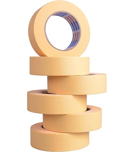 Amazon.co.jp: TOMSING 6色セット マスキングテープ カラフル 無地