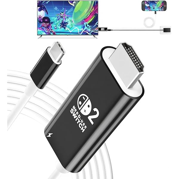 Amazon.co.jp: CYBER ・ ドック機能付きHDMI変換ケーブル （ SWITCH 用